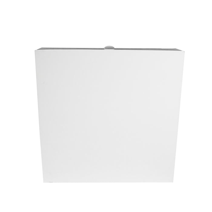 Scatola da pasticceria in cartone bianco - 32,2 cm x 32 cm x 8,2 cm - 50 pezzi