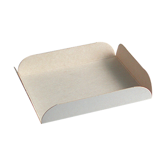 Quadrato sottotorta in cartone bianco con alette - 23 cm x 23 cm x 2 cm - 250 pezzi
