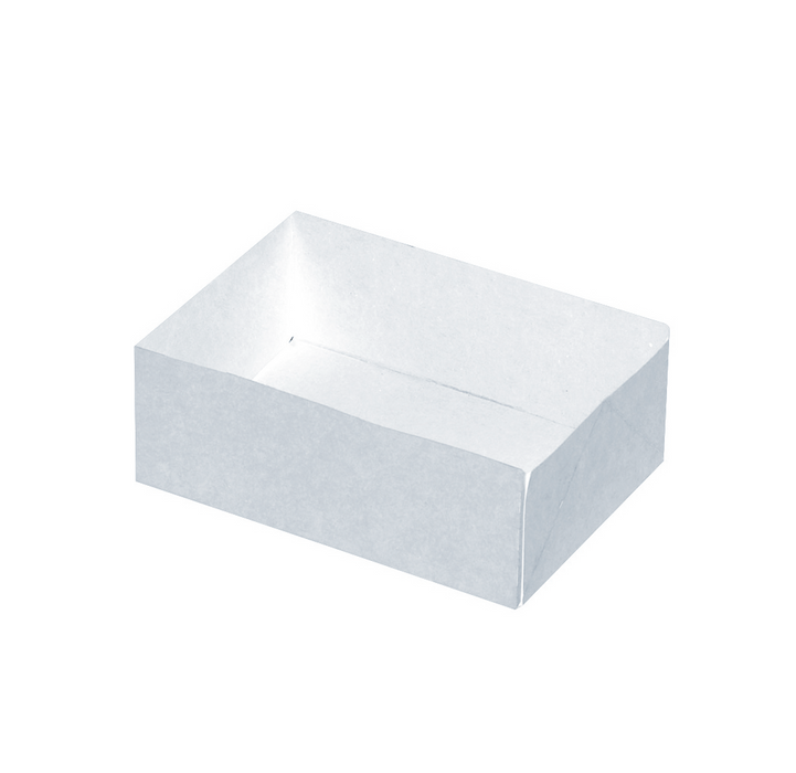Scatola da pasticceria in cartone kraft senza coperchio - 16 cm x 12 cm x 5 cm - 150 pezzi
