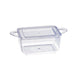 Contenitore fingerfood  "Loukià" in PS verde con manici 96x50mm H35mm 75ml