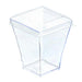 Coperchio in plastica per piattino fingerfood Taiti (PET1) 46x46mm H10mm