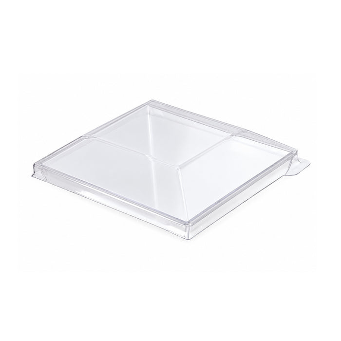Coperchio in plastica per piattino fingerfood Zeno (PET1) - 6,5 cm x 6,5 cm - 200 pezzi