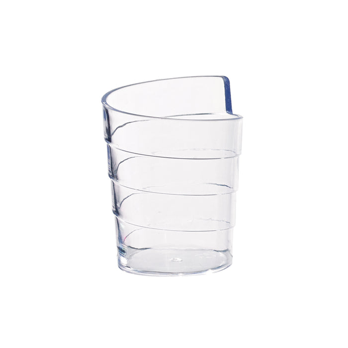 Bicchierino fingerfood "Ruban" in PS - 40 ml - Ø 4,3 cm - H 5,5 cm - 15 pezzi
