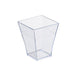 "Taiti" Bicchierini quadrati trasparenti 45x45mm H55mm 60ml