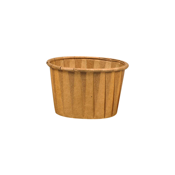 Tarrina de papel plisado en caja dispensadora (por paquetes) 60ml A35mm - 200Uds
