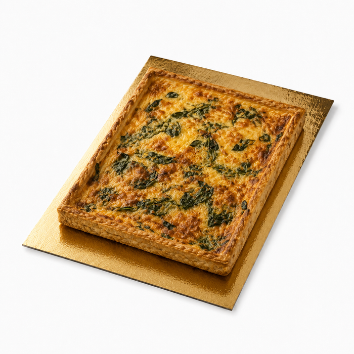 Sottotorta rettangolare in cartone, doppio lato oro/nero - 20 cm x 30 cm - 50 pezzi