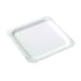 Piatto in cartone laminato bianco 210x210mm H0,2mm