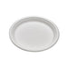 Plato redondo de caña de azúcar blanco Ø300mm A26mm - 50Uds