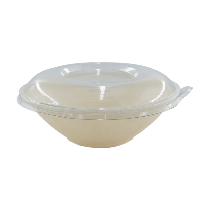 Coperchio in PET per piatto in polpa (PET1) - Ø 19,6 cm - 125 pezzi