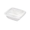 Coperchio in PET per piatto in polpa (PET1) - 20,5 cm x 20,5 cm - 30 pezzi