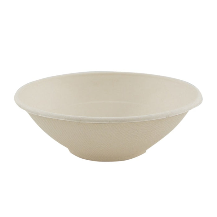 Ciotola "Poke" tonda in polpa di canna da zucchero scura  H63mm 950ml