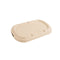 Coperchio rettangolare in polpa scura (PAP21) - 20,5 cm x 12,3 cm x 1,5 cm - 50 pezzi