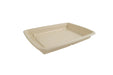 Vassoio in polpa di canna da zucchero scura 226x162mm H27mm