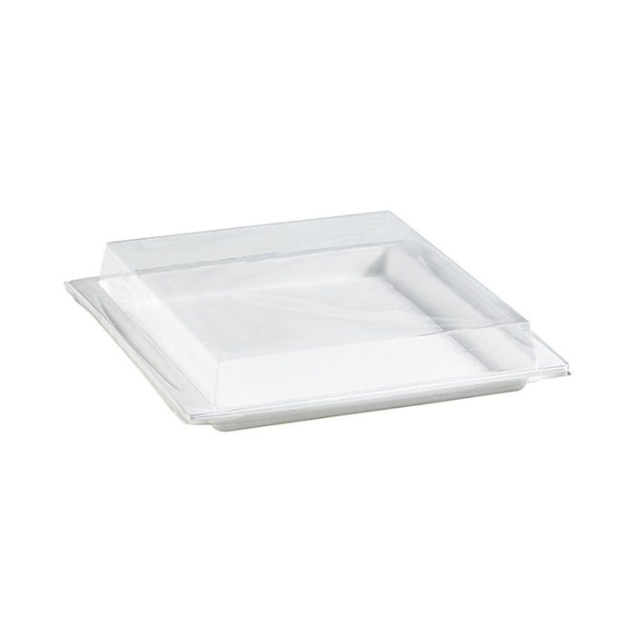 Coperchio in PET trasparente per vassoio Atlas (PET1) 275x265mm H33mm