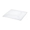 Coperchio in PET trasparente quadrato - 28 cm x 28 cm x 4 cm - 60 pezzi