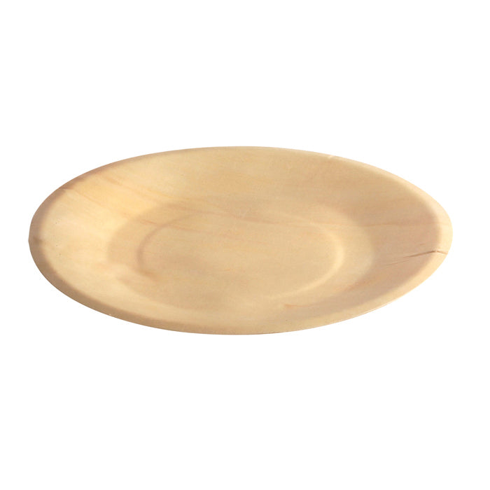 Piatto "Scandinavia" in legno - Ø 21,5 cm - H 1 cm - 10 pezzi
