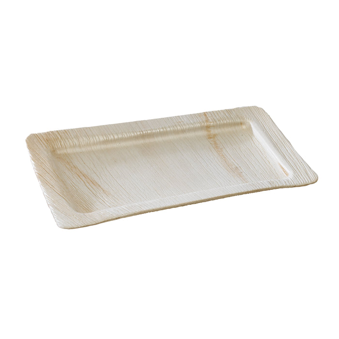 Piatto in palma - 24 cm x 16 cm x 2,5 cm - 25 pezzi