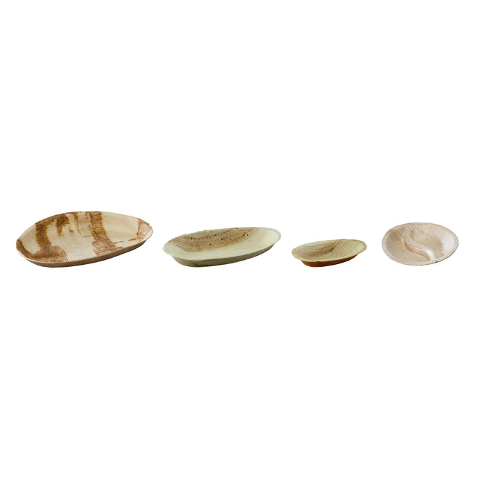 Piatto in palma - 400 ml - 27 cm x 17 cm x 2,5 cm - 10 pezzi