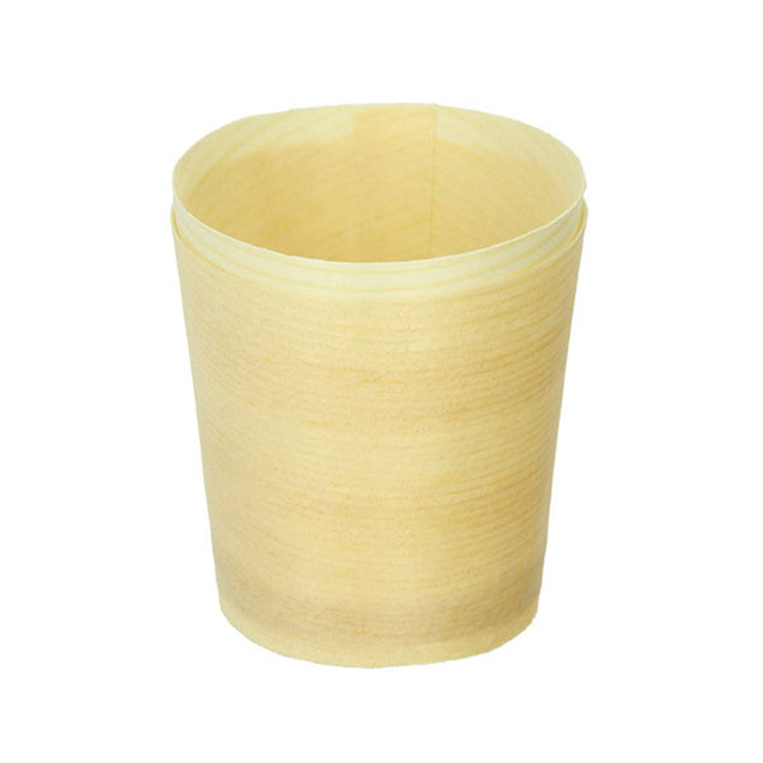 Bicchierino in legno - Ø 4,5 cm - H 4,5 cm - 100 pezzi