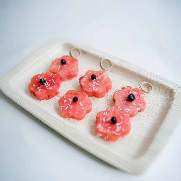 Stecchino in bambù con ricciolo (FOR50) - H 11 cm - 100 pezzi