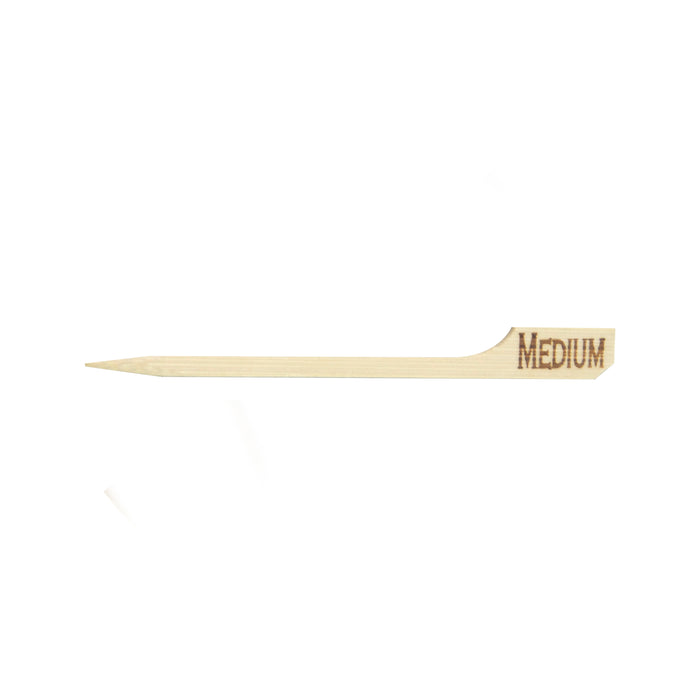 Stecchino per carne Teppo Gushi in bambù, etichetta Medium (media) (FOR50) - H 9 cm - 100 pezzi