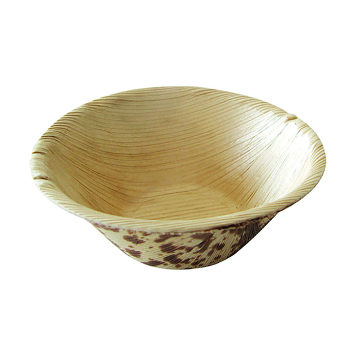 Coppetta "Zebra" in foglia di bambù - 60 ml - Ø 8,4 cm - H 2 cm - 50 pezzi