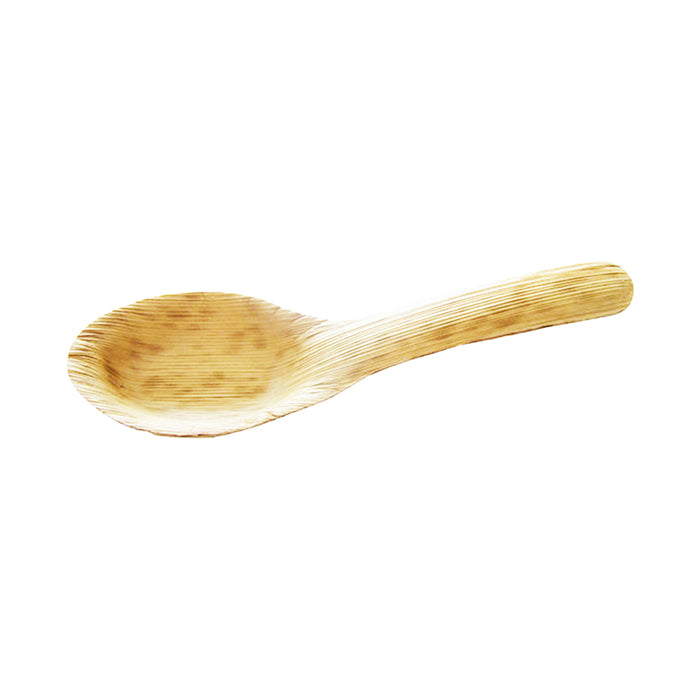 Cucchiaino "Zebra" in foglia di bambù - 13 cm - 50 pezzi