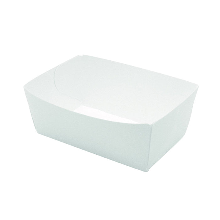 Vaschetta in cartone bianco 120x70mm H43mm 510ml
