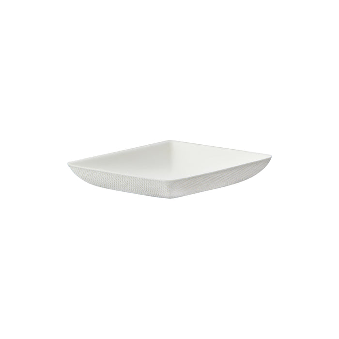 Piatto "BioNChic" in polpa di canna da zucchero - 6,5 cm x 6,5 cm x 1,3 cm - 300 pezzi