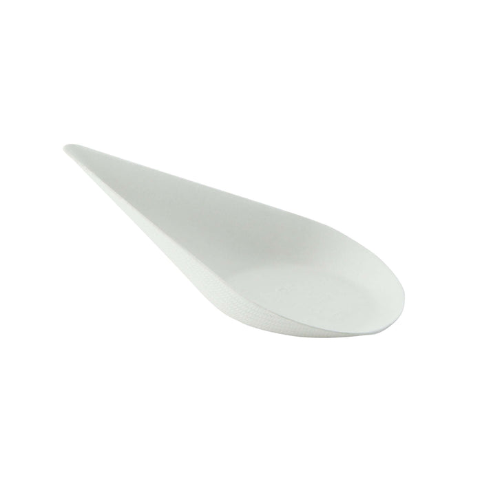 Fingerfood in polpa di canna da zucchero, a goccia - 11 cm x 5,2 cm x 3 cm - 30 pezzi