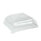 Coperchio BioNchic in PET trasparente (PET1) - 9,1 cm x 9,1 cm x 3,6 cm - 100 pezzi