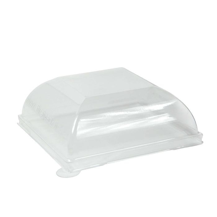 Coperchio BioNchic in PET trasparente (PET1) - 9,1 cm x 9,1 cm x 3,6 cm - 100 pezzi