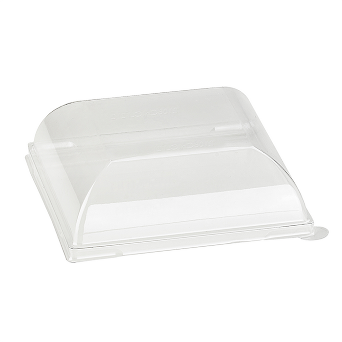 Coperchio BioNchic in PET trasparente (PET1) - 11,2 cm x 11,2 cm x 3,6 cm - 100 pezzi