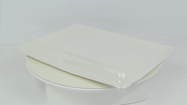 Coperchio BioNchic in PET trasparente (PET1) 392x295mm H33mm