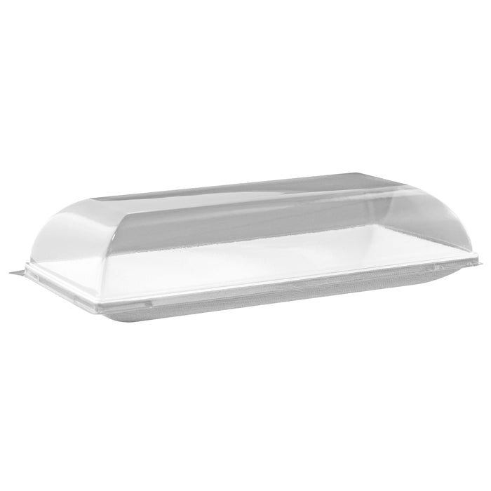 Coperchio BioNchic in PET trasparente (PET1) - 18 cm x 9 cm x 3 cm - 50 pezzi