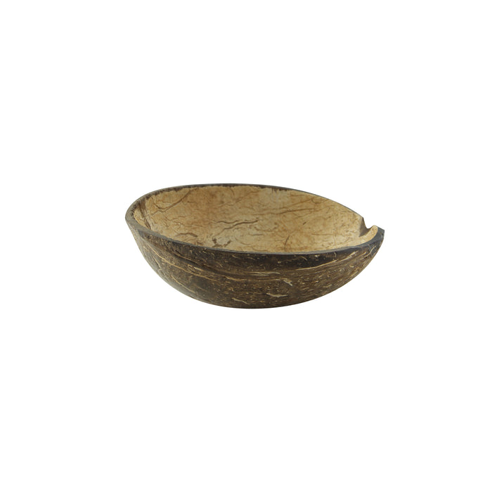Ciotola di noce di cocco - 140 ml - Ø 7,5 cm - H 5 cm - 10 pezzi