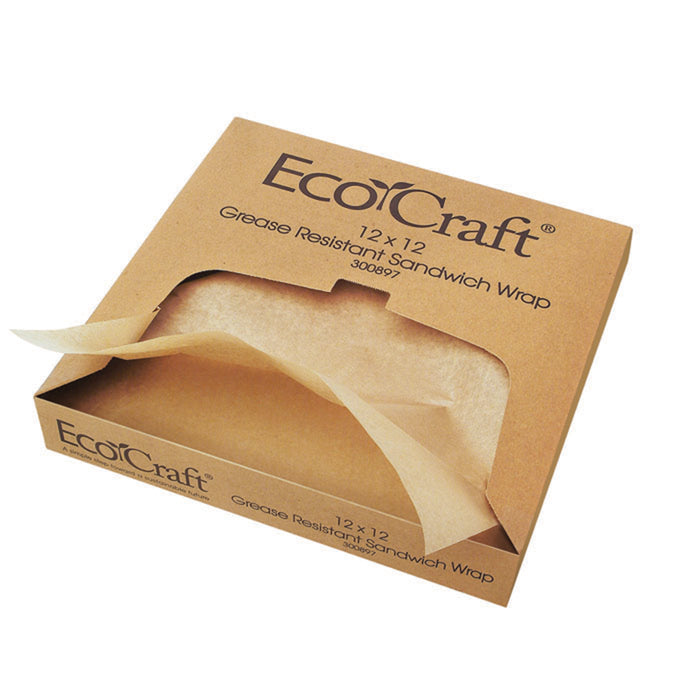 Carta antiunto scura in scatola dispenser - 37,6 cm x 40,6 cm - 1000 pezzi