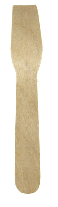 Cucchiaio da gelato in legno avvolto in carta kraft  H95mm