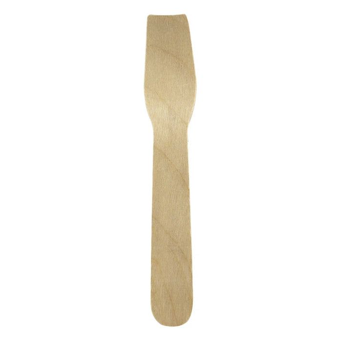 Cuchara de madera para helados A95mm - 100Uds