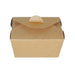 Lunchbox in cartone kraft con chiusura a incastro 130x107mm H67mm 750ml
