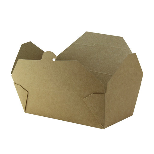 Lunchbox in cartone kraft con chiusura a incastro 185x102mm H59mm 1000ml