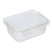 Vaschetta rettangolare in PLA trasparente con coperchio incorporato 188x143mm H67mm 1000ml