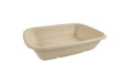 Vaschetta in polpa di canna da zucchero scura 215x158mm H50mm 1000ml
