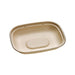 Vaschetta in polpa di canna da zucchero scura 220x170mm H27mm 850ml
