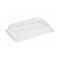 Coperchio in PET trasparente per vassoio in polpa (PET1) - 16,5 cm x 23 cm x 4,6 cm - 50 pezzi