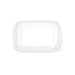 Coperchio in PET trasparente per vassoio in polpa (PET1) 189x189mm H50mm