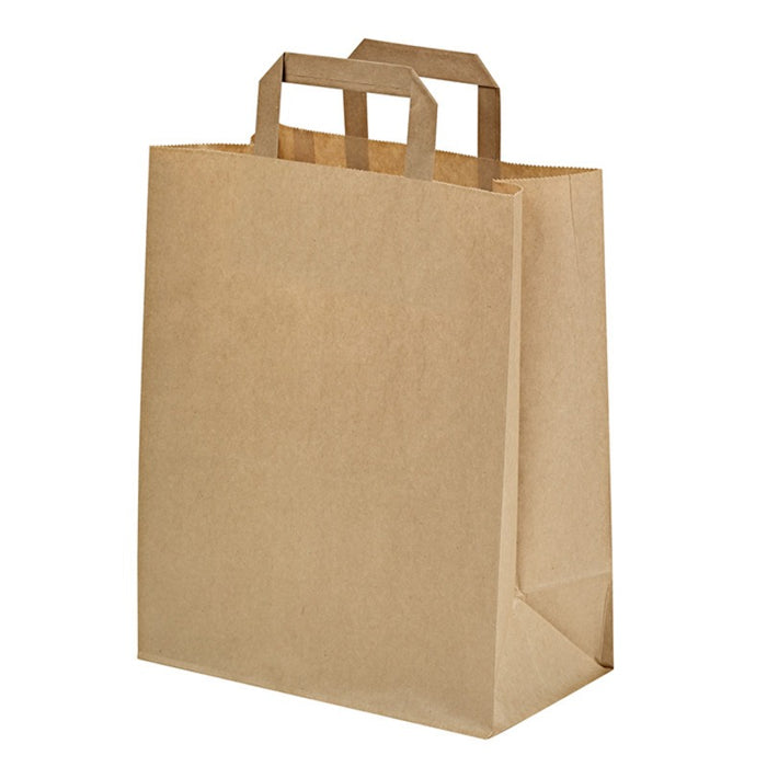 Shopper in carta kraft riciclata 320x170mm H340mm