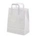 Bolsa de papel blanco reciclado 260x140mm A320mm - 250Uds