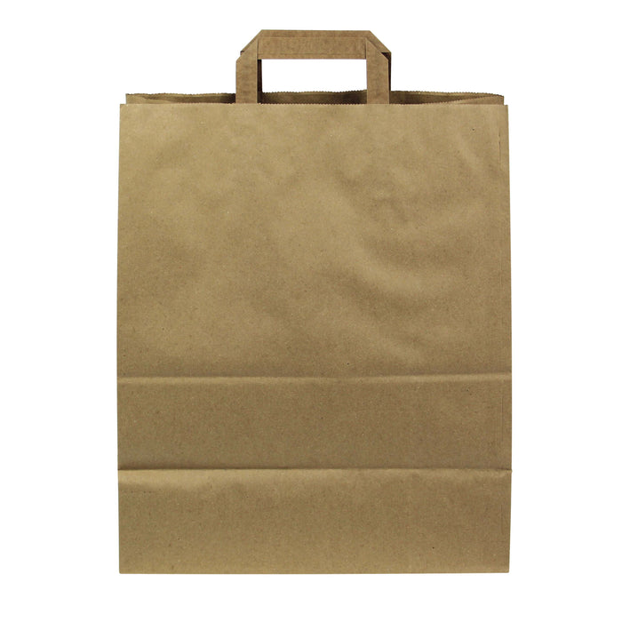 Shopper in carta kraft doppia parete - 32 cm x 17 cm x 38 cm - 250 pezzi