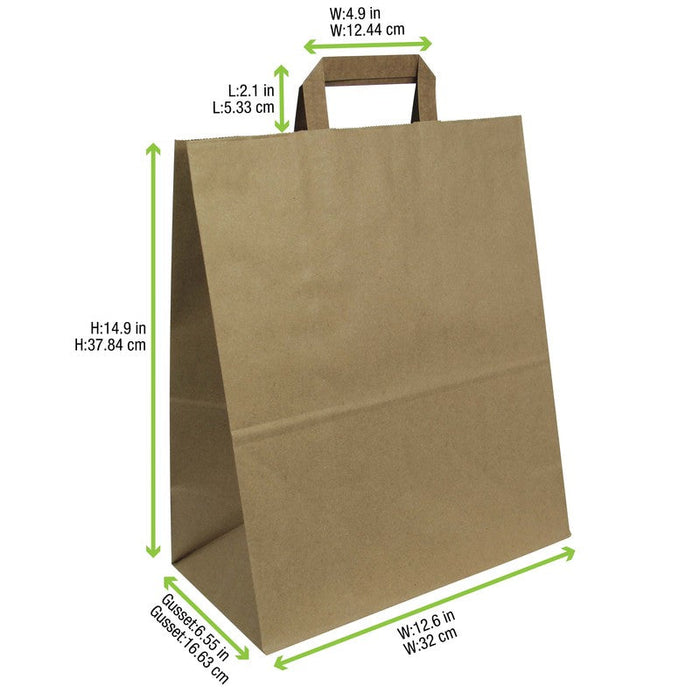 Shopper in carta kraft doppia parete 320x170mm H380mm